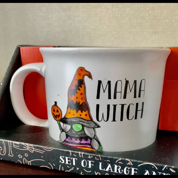 Halloween Set of Large and Small Mug - Picture 2 of 5